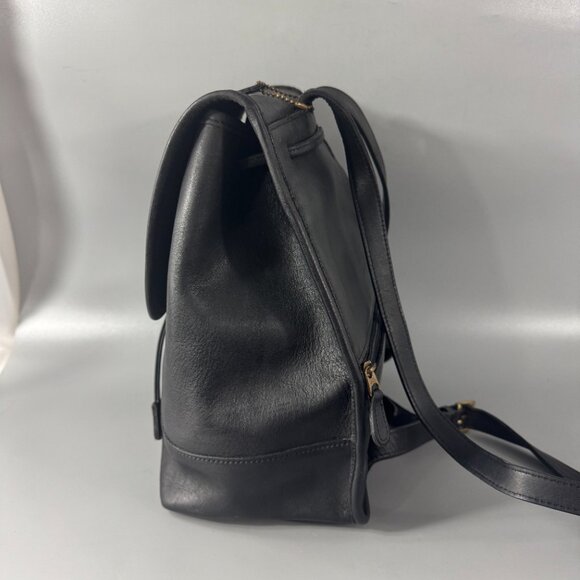 Vintage Coach 9791 Drawstring Leather Daypack Backpack - Picture 4 of 15